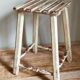 Patinated workshop stool old early twentieth century