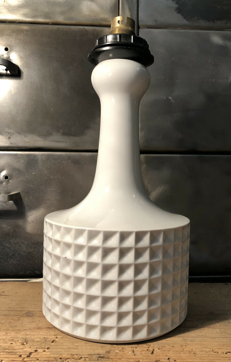 Porcelain lamp foot wallendorf germany W crowned 1764