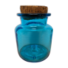 Pot, blue jar cork stopper