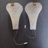 set of 70 pearl plexiglass wall lights