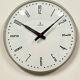 Grey Industrial Factory Wall Clock from Siemens, 1970s