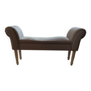 Banc bois et tissus