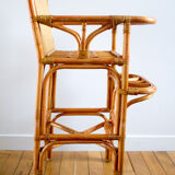 High chair rattan