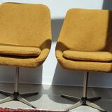 Pair of space age swivel chairs 70s
