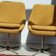 Pair of space age swivel chairs 70s