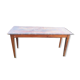 Pretty narrow table in pretty pattine 1900s in walnut trees