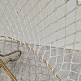 19th century brass rocking cradle from a castle