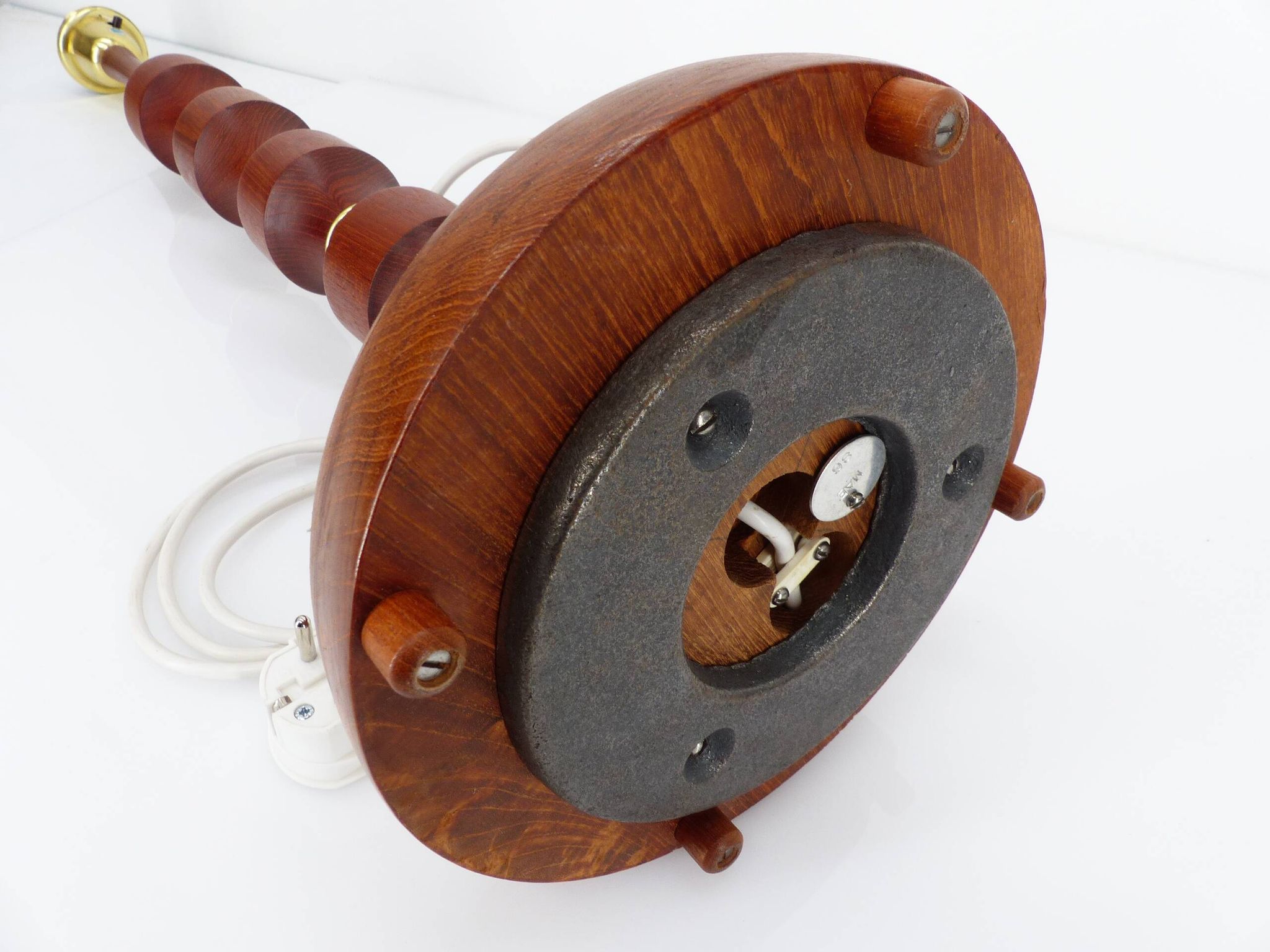 Scandinavian teak floor lamp base, Möllers Armaturfabrik 1960