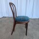 Vintage Bentwood Chair with Upholstered Seat / Thonet Style Dining Chair /