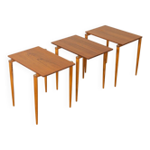 Tables gigognes des années 1960, Opal Möbel