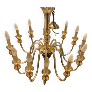 Lustre en verre murano  majo