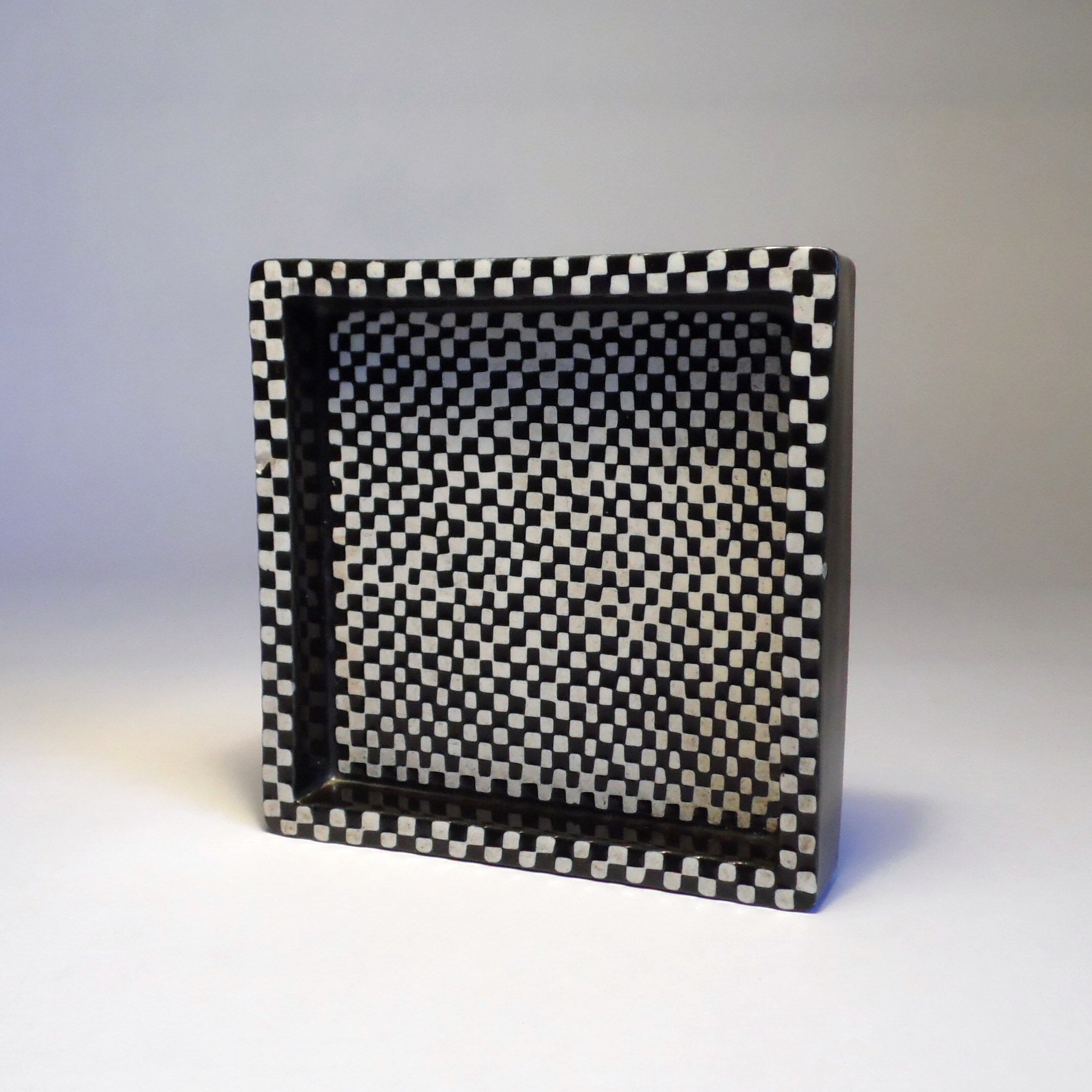 Stig Lindberg Domino dish for Gustavberg