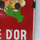 Advertising email plate "golden ball" years 50