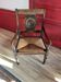 Vintage rustic oak armchair. Ideal for decorators/resellers.