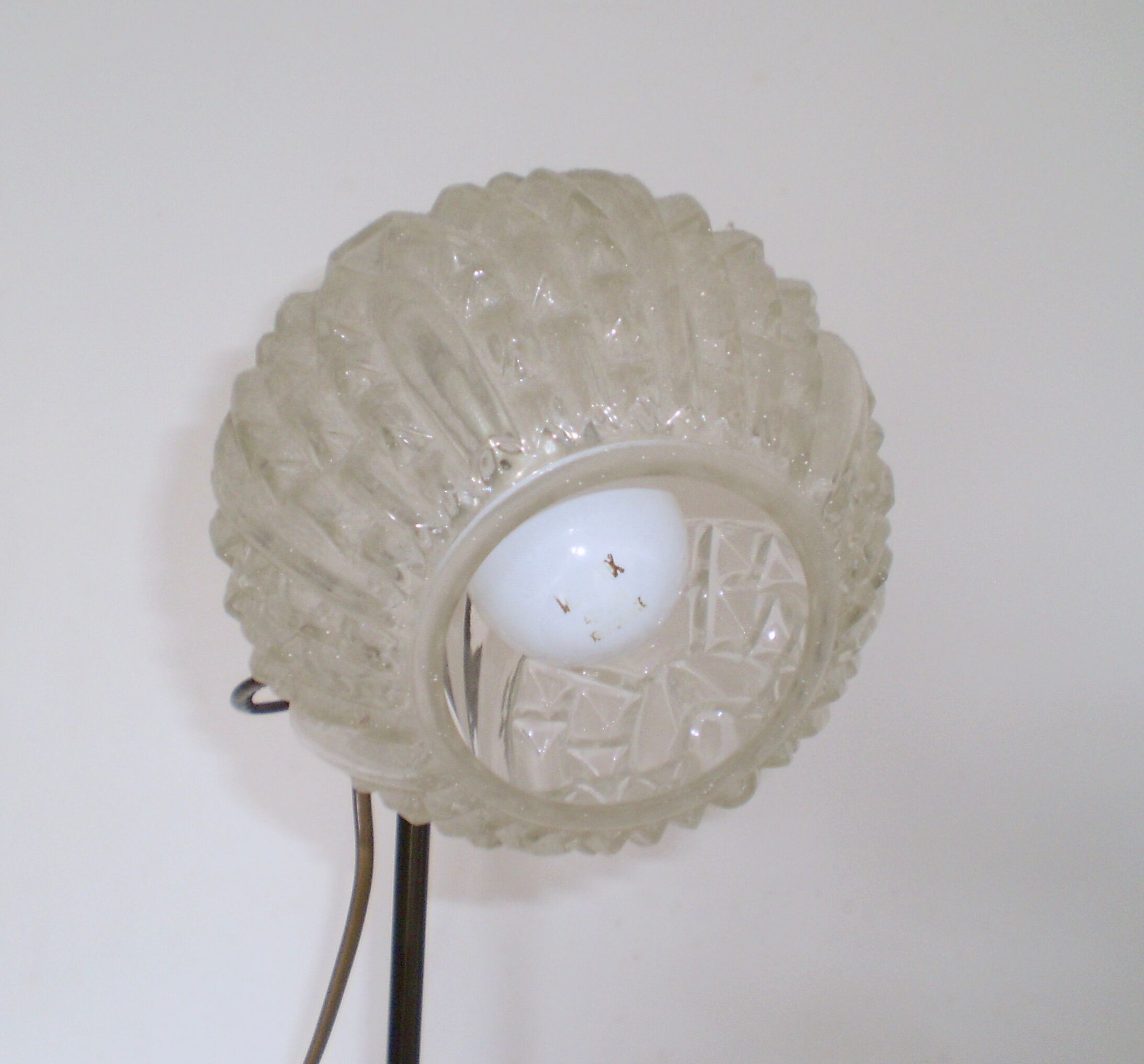 Articulated with glass lamp