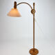 Adjustable pinewood floorlamp, 1970s