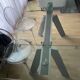 Roche Bobois dining table in glass, model Chronos, extendable.