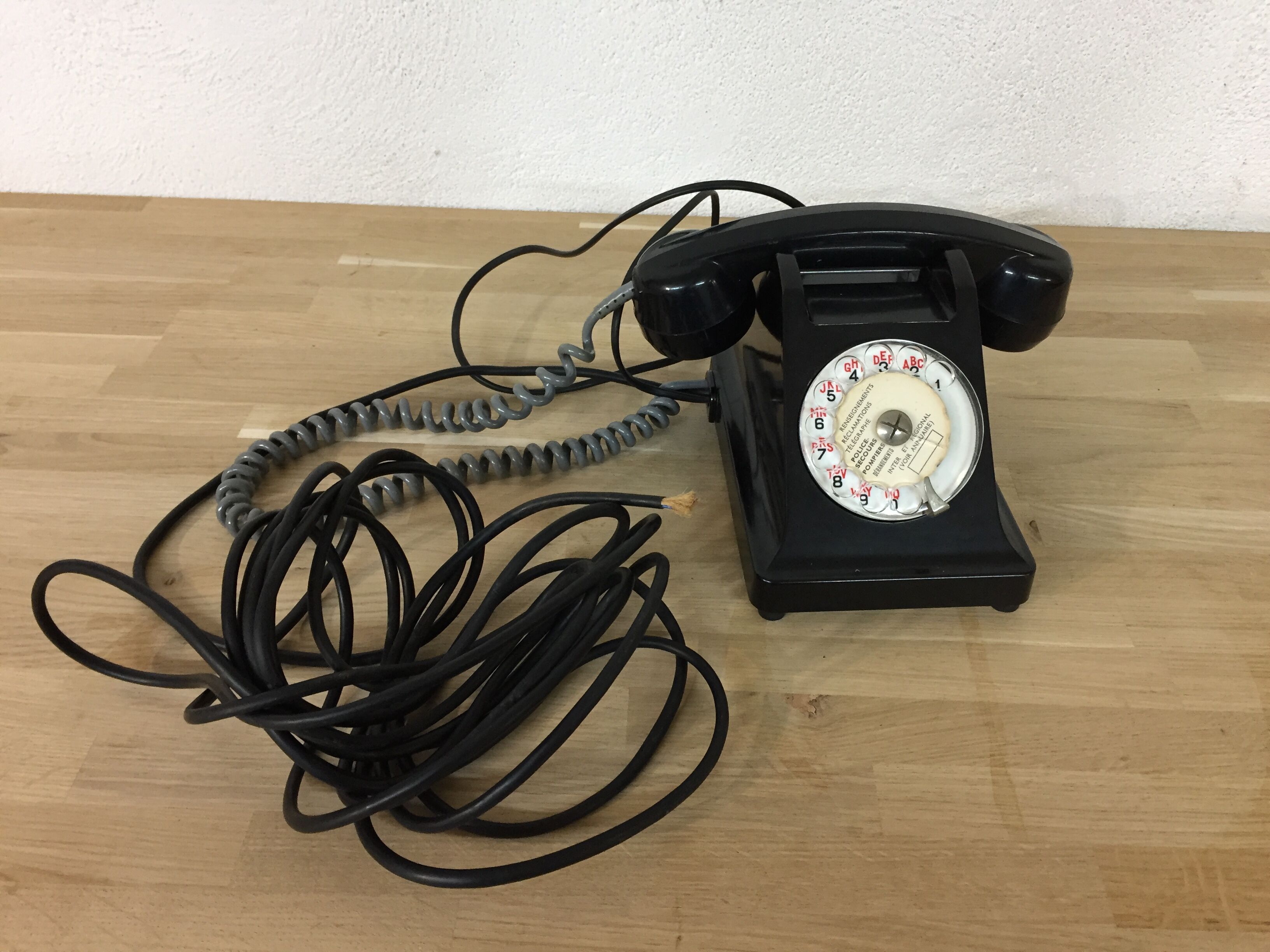Phone Ericsson in bakelite, 1950