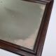Miroir ancien rectangulaire encadrement en bois 51x37cm