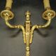 Pair of urn-shaped wall sconces in the Louis XVI style - gilded bronze