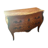 Commode en marqueterie style Louis XV