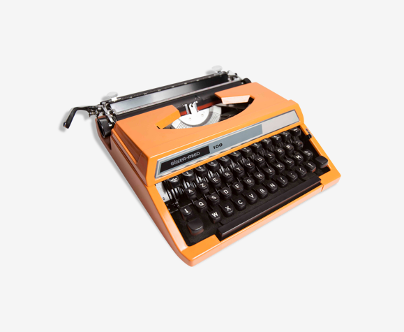 Machine à écrire Silver Reed 100 Seiko orange révisée et ruban neuf