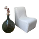 Boucle wool fireside chair