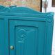 Renovated antique sideboard – Petrol blue V33 – Vintage / Art Deco style