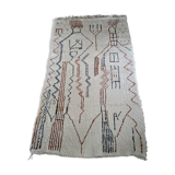 Handwoven wool Berber rug