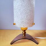 Plexiglas and perspex tripod lamp, 1950.