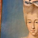 Portrait d’une élégante XIX siècle