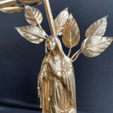 Lamp musical statue - Art Nouveau - Golden regulation - Early twentieth century