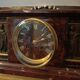 Pendule avec statue bronze