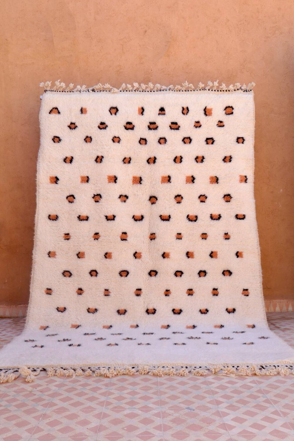 Tapis berbère léopard fait-main