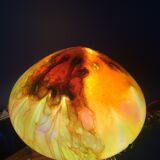 Odeon model mushroom lamp, La Rochère Glassworks France