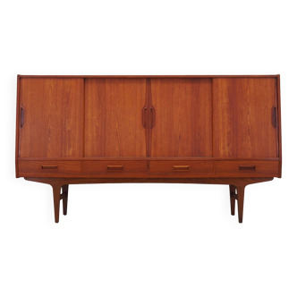 Teak highboard, Danish design, 1960s, designer: Børge Seindal