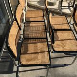 Suite of 6 chairs CESCA B32 by Marcel Breuer