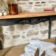 Console meuble entrée manoir château vintage