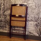 Cane folding chair 1970