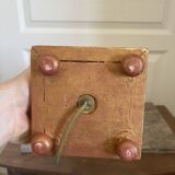 Antique Large Cassolette Lamp Empire Greek Roman Gilded Wood 19th Century 60