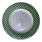 Assiettes plates vichy