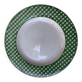 Assiettes plates vichy