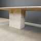 Vintage italian marble dining table, 1970s