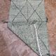 Small Moroccan Berber rug (Zanafi kilim) for bedroom and living room.