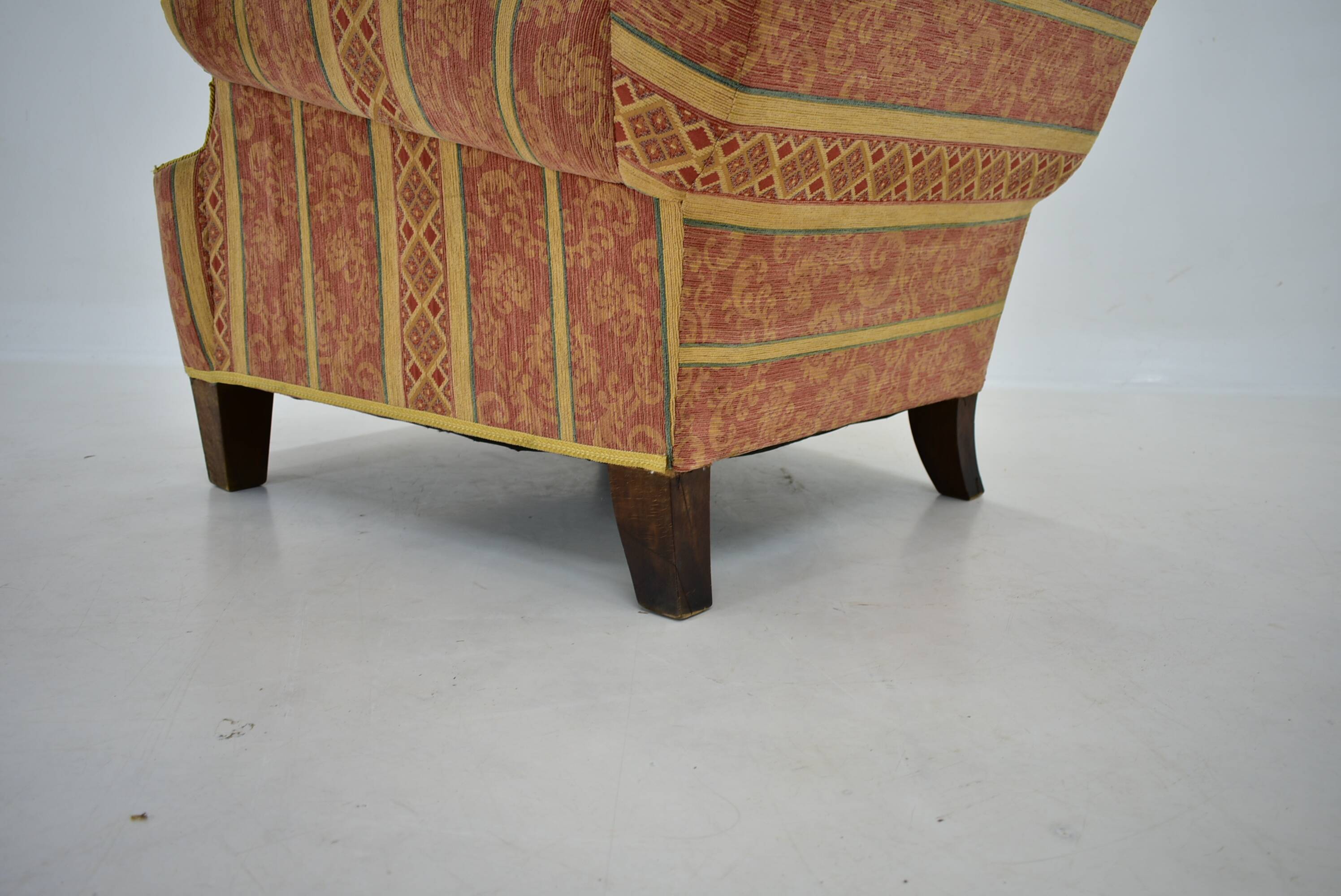 1940s Art Deco Armchair, Czechoslovakia