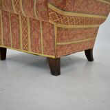 1940s art deco armchair, Czechoslovakia