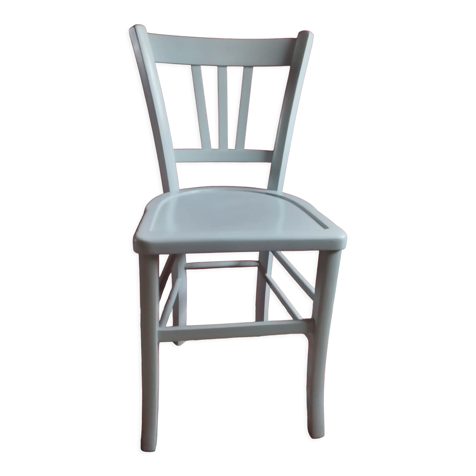 Vintage bistro chair, grey