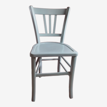 Chaise bistrot vintage, grise