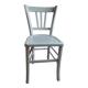 Vintage bistro chair, grey