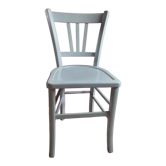 Chaise bistrot vintage, grise